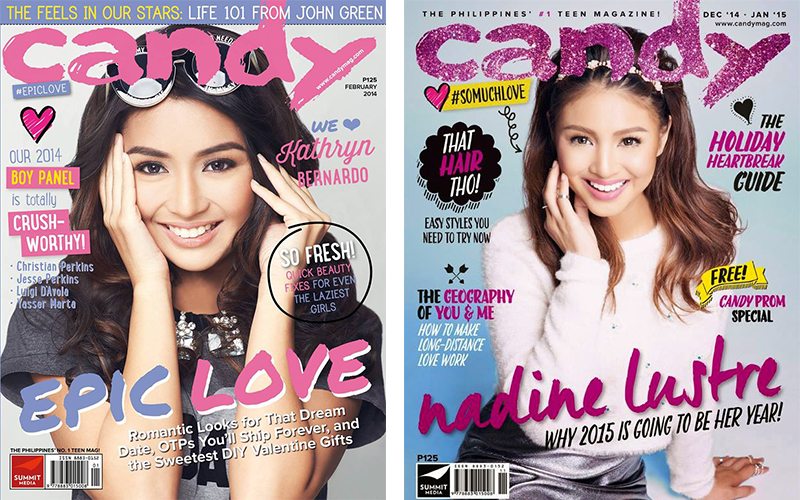 Kathryn Bernardo Nadine Lustre Candy girls Cosmo girls