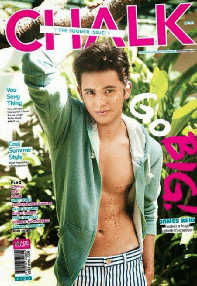 James Reid for Chalk April 2015 Cover