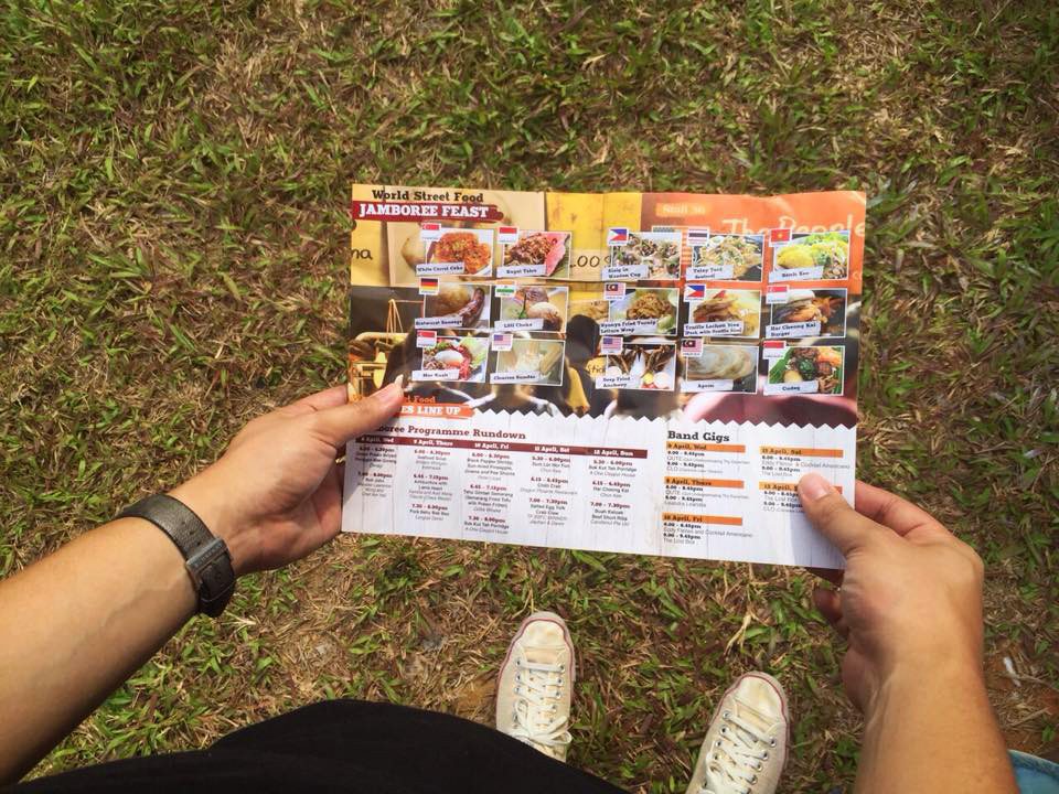dishes menu at world streetfood congress 2015 singapore