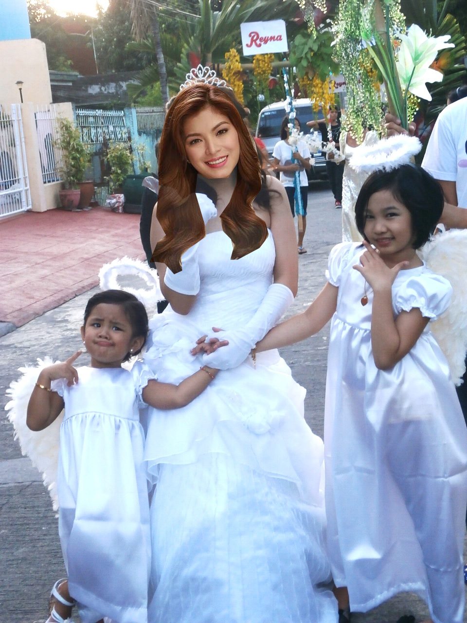 reyna de los angeles flores de mayo angel locsin