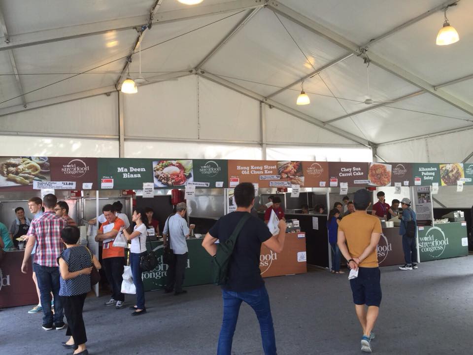 stalls at world streetfood congress 2015