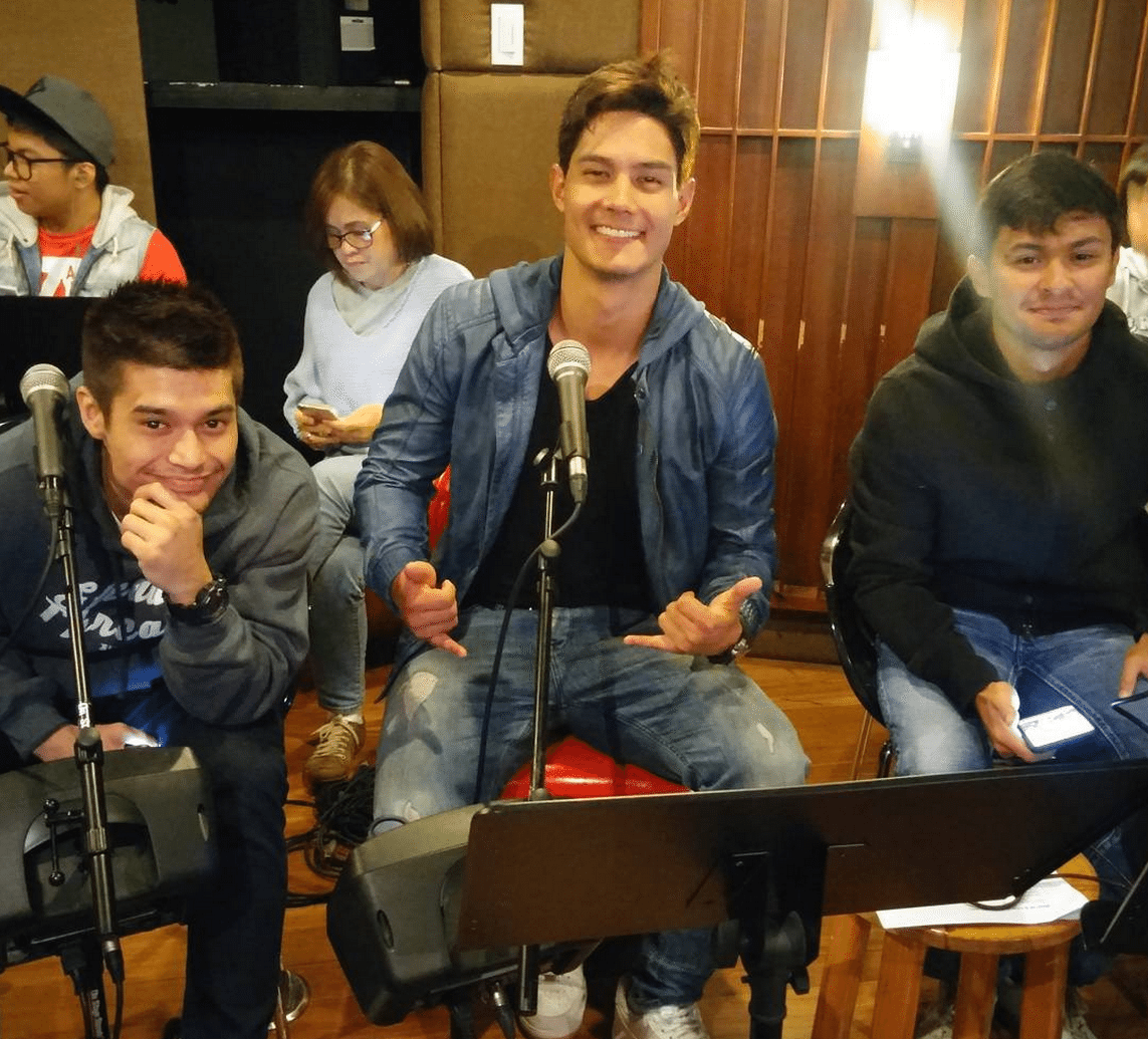 jd de vera daniel matsunaga matteo guidicelli practice at the dream boys concert