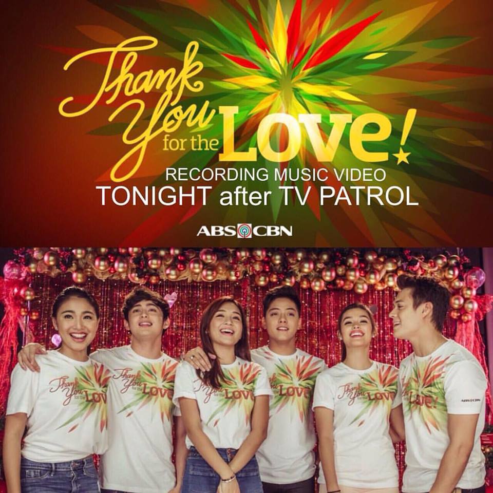 ABS-CBN Christmas Station ID LizQuen KathNiel JaDine Recording Music Liza Soberano Enrique Gil Kathryn Bernardo Daniel Padilla James Reid Nadine Lustre
