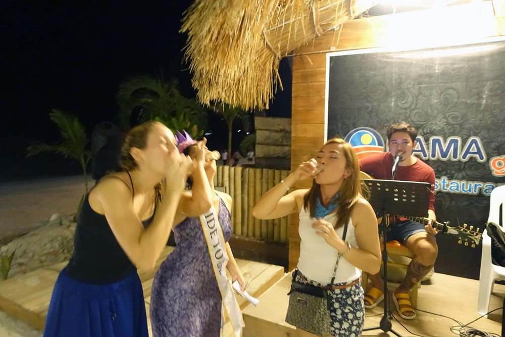 3 shots in boracay guitar station 1