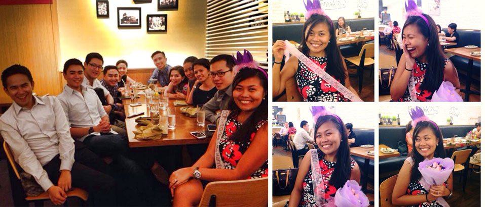 dinner spizza singapore bachelorette party
