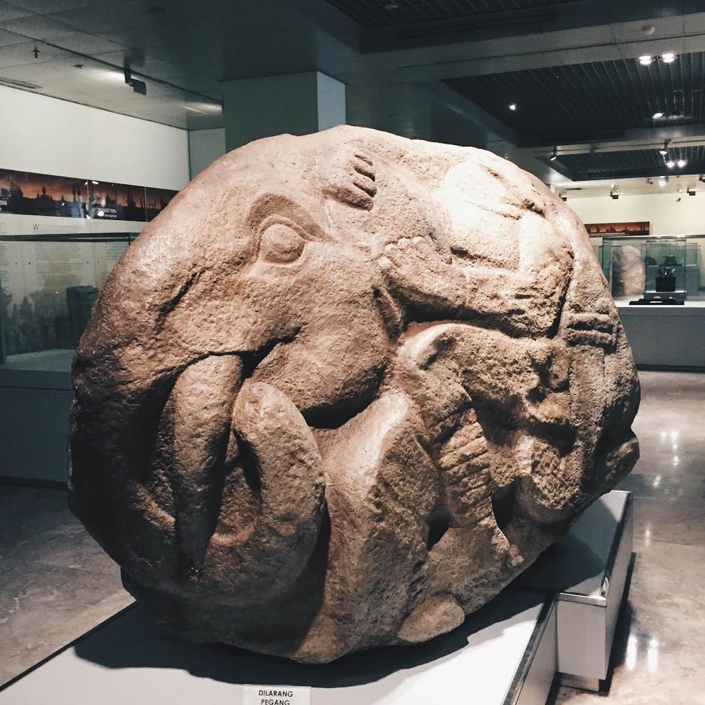 national museum of indonesia elephant stone