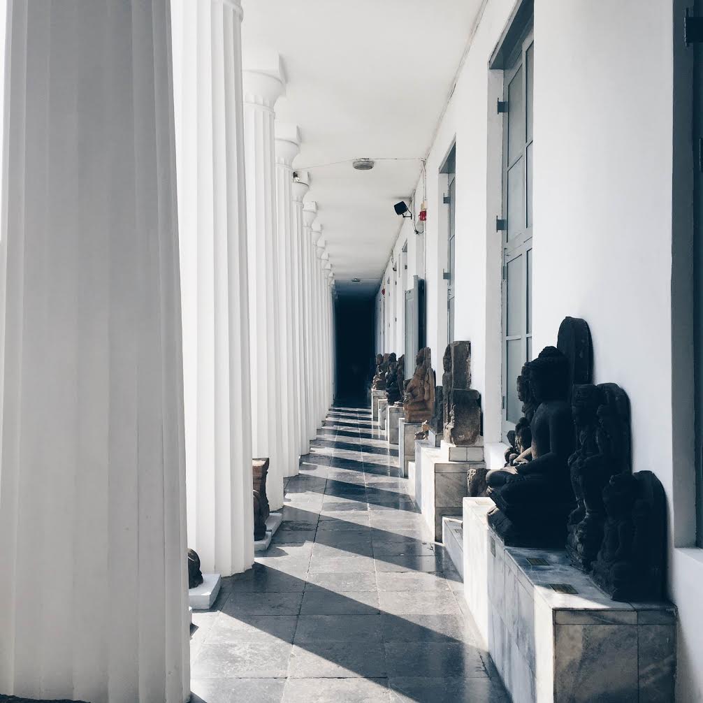 national museum of indonesia hallway