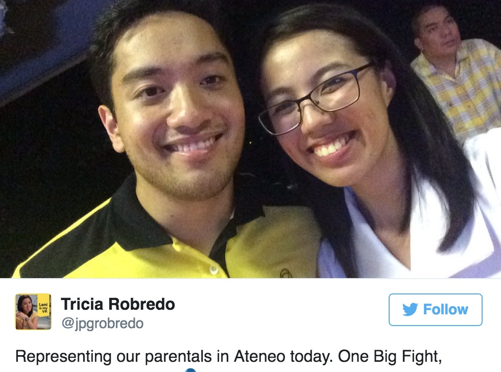roro kids tricia robredo and paolo roxas RoRo campaigns PaoCia love team