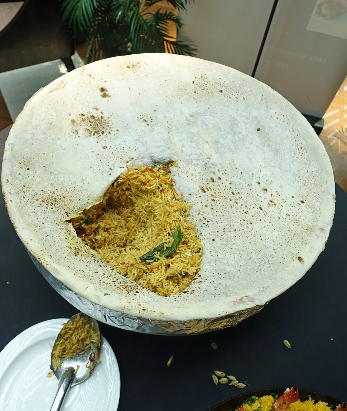 dum briyani rice punjab grill indian restaurant marina bay sands chef bar lunch buffet