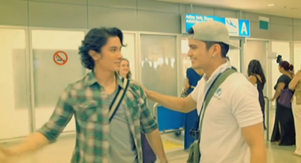 james reid and jc santos love team gay till i met you greece ali basti hug kiss airport