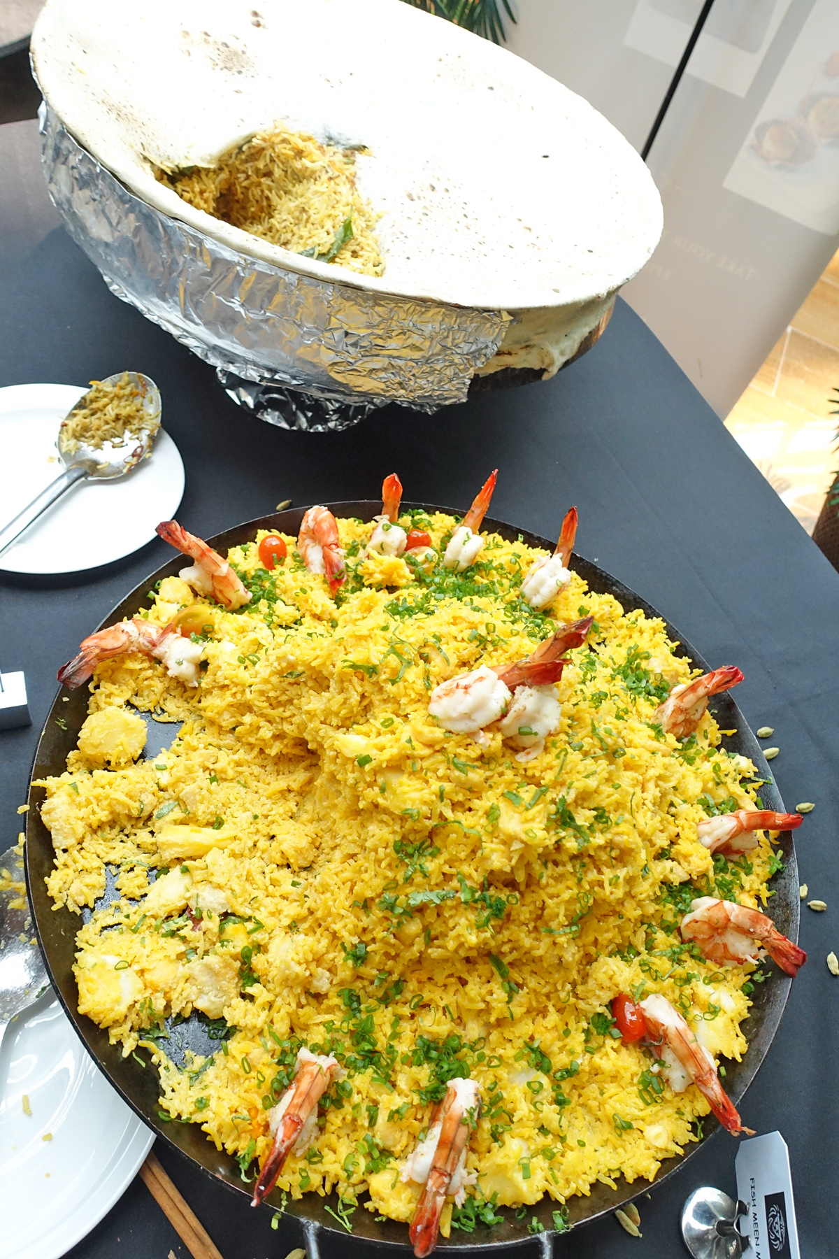 rice at punjab grill indian restaurant marina bay sands chef bar lunch