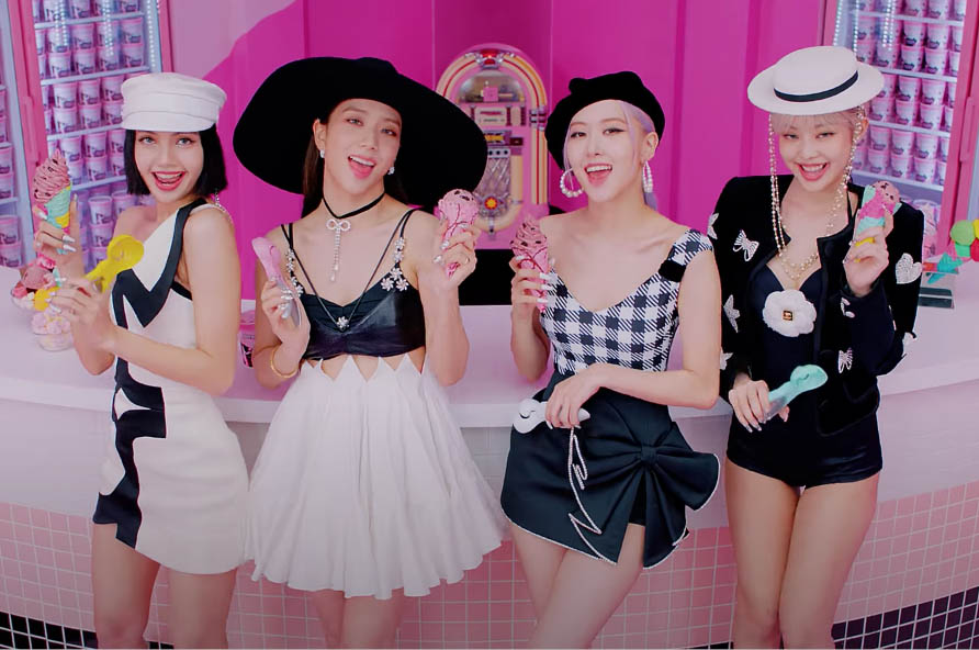 Blackpink Selena Gomez Ice Cream Music Video 
